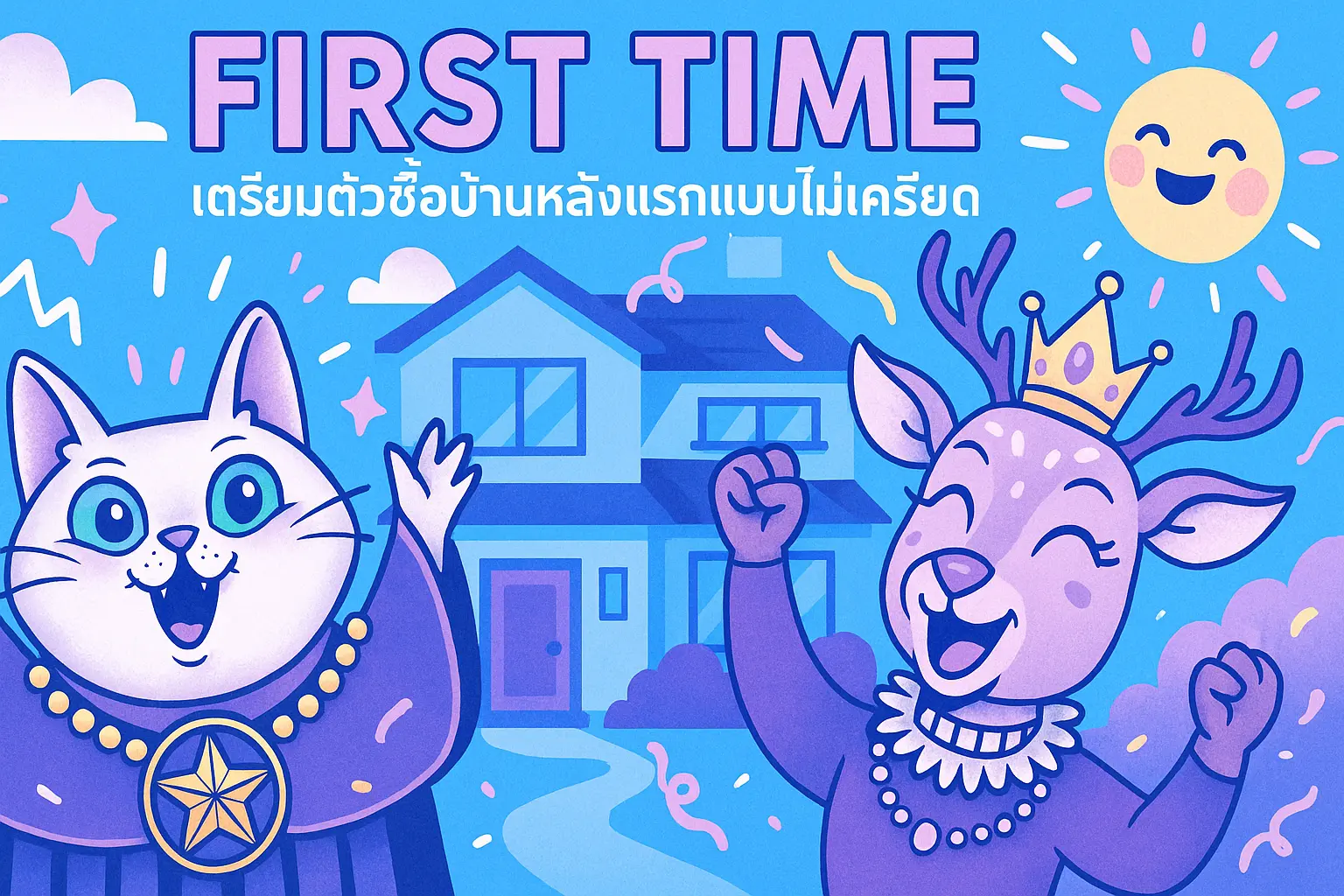 First Time – เตรียมตัวซื้อบ้านหลังแรกแบบไม่เครียด